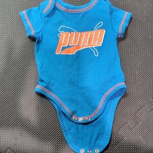 Puma Vibrant Blue Infant Bodysuit